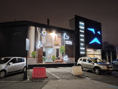 Mural reklamowy dla Home Concept